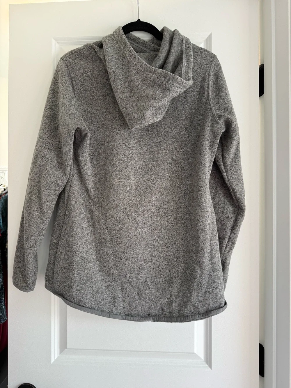 Old Navy Heather Gray Hooded Pullover Sweater